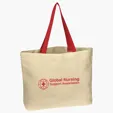 Natural Cotton Canvas Tote Bag, 16" x 12.5" — view 14