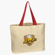 Natural Cotton Canvas Tote Bag, 16" x 12.5" — view 4