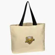 Natural Cotton Canvas Tote Bag, 16" x 12.5" — view 6