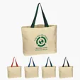 Natural Cotton Canvas Tote Bag, 16" x 12.5" — view 16