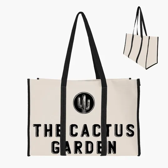 Recycled Canvas Wrap Around Tote Bag — view 2