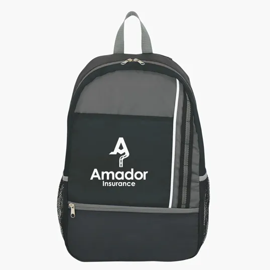 Sport Backpack with Padded Straps and Mesh Pockets — view 4