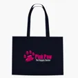Non-Woven Shopper Tote Bag with Hook and Loop Closure