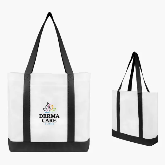 Non-Woven Tote Bag with Trim Colors