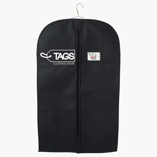 Non-Woven Garment Bag with ID Holder — view 3