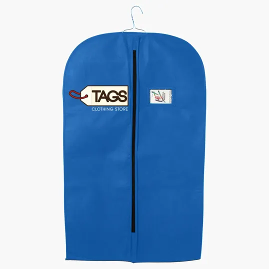 Non-Woven Garment Bag with ID Holder — view 2