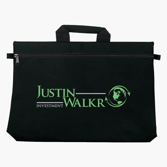 600D Polyester Document Bag with Padded Handle