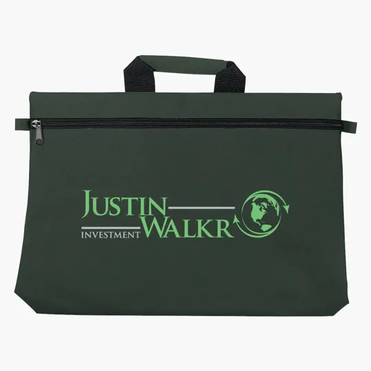 600D Polyester Document Bag with Padded Handle — view 2