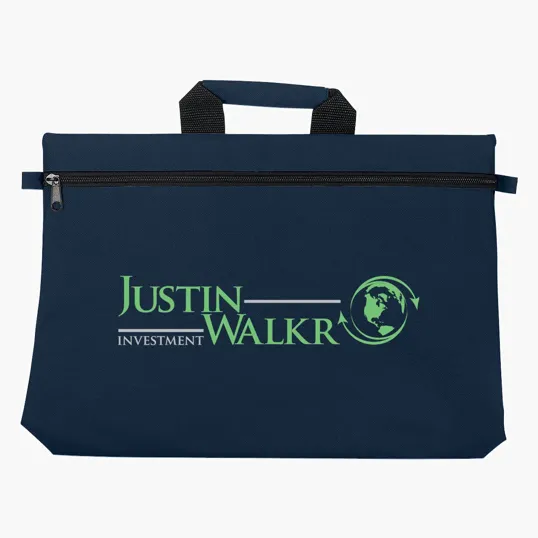 600D Polyester Document Bag with Padded Handle — view 3