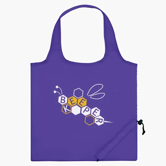 Foldaway Recycled Tote Bag — view 6