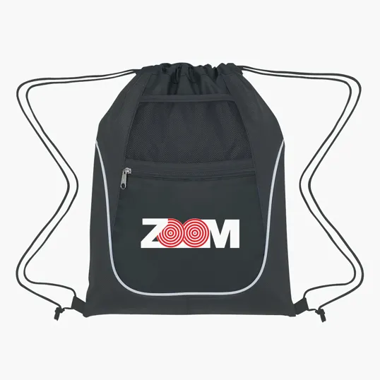 Drawstring Sports Pack with Dual Pockets
