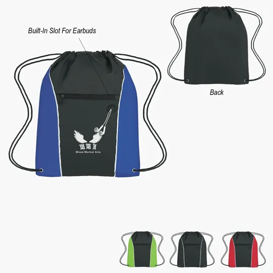 Vertical Sports Pack Drawstring Bag