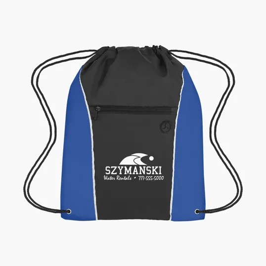 Vertical Sports Pack Drawstring Bag — view 2