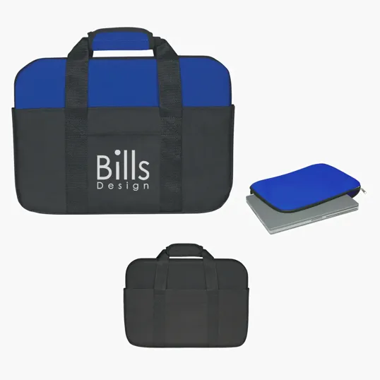 Neoprene Laptop Case with 600D Polyester — view 2