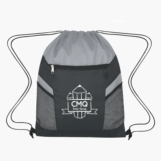 Ripstop Drawstring Bag with Recycled PU Plus — view 6
