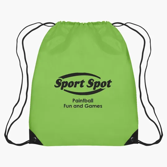 Large Hit Sports Pack Drawstring Bag — view 5