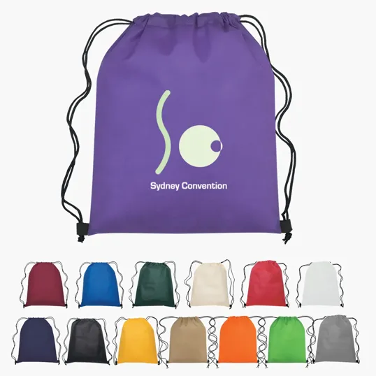 Non-Woven Recycled Sports Pack with Drawstring Closure