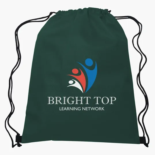 Non-Woven Recycled Sports Pack with Drawstring Closure — view 4