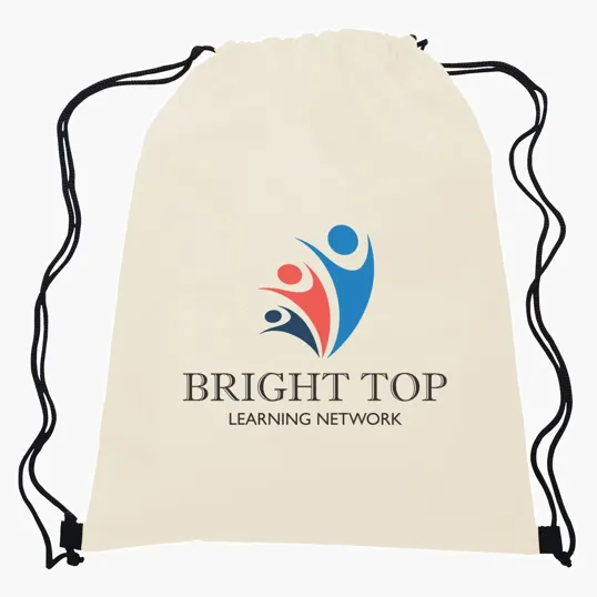 Non-Woven Recycled Sports Pack with Drawstring Closure — view 5