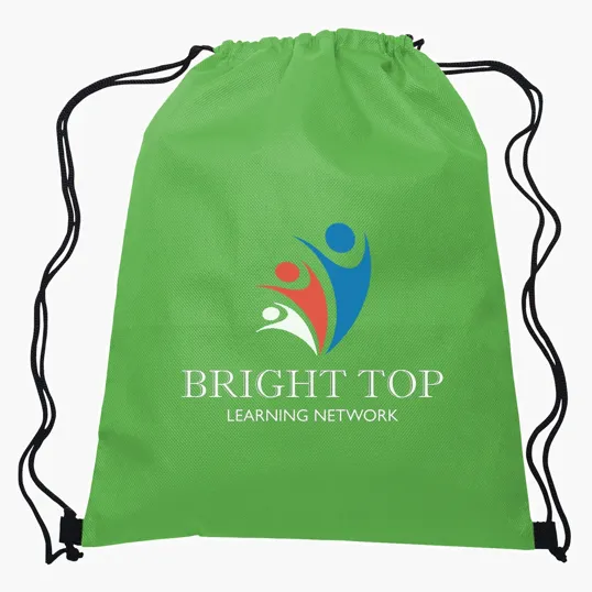 Non-Woven Recycled Sports Pack with Drawstring Closure — view 6