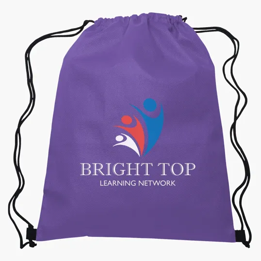 Non-Woven Recycled Sports Pack with Drawstring Closure — view 10