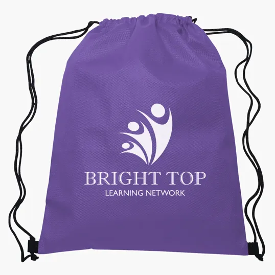 Non-Woven Recycled Sports Pack with Drawstring Closure — view 24