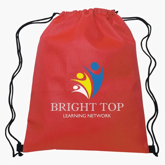 Non-Woven Recycled Sports Pack with Drawstring Closure — view 11