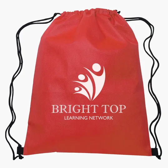 Non-Woven Recycled Sports Pack with Drawstring Closure — view 25