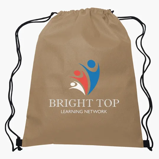 Non-Woven Recycled Sports Pack with Drawstring Closure — view 13
