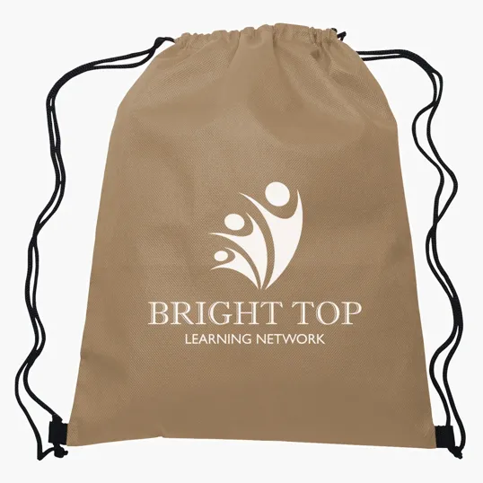 Non-Woven Recycled Sports Pack with Drawstring Closure — view 27