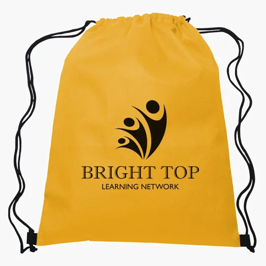 Non-Woven Recycled Sports Pack with Drawstring Closure — view 29