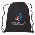 Non-Woven Recycled Sports Pack with Drawstring Closure — view 2
