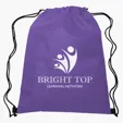 Non-Woven Recycled Sports Pack with Drawstring Closure — view 24