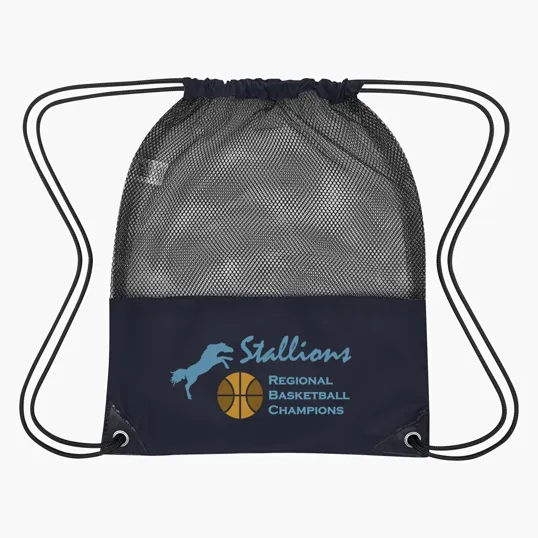 Mesh Sports Pack with Drawstring Closure — view 2