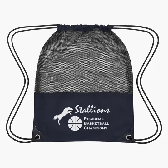 Mesh Sports Pack with Drawstring Closure — view 7