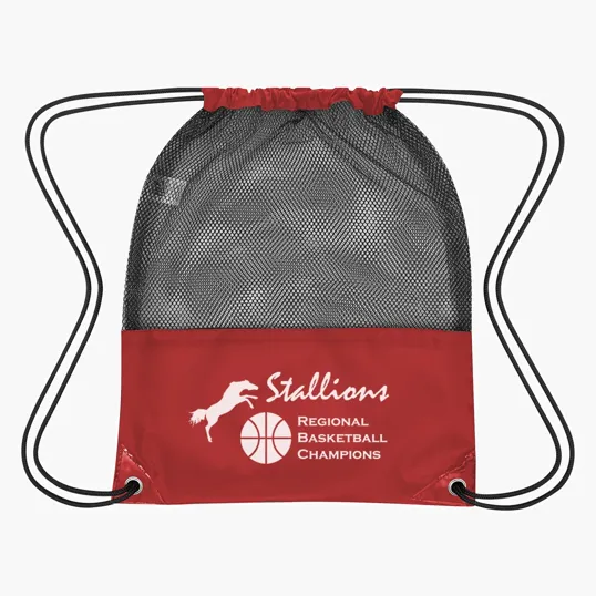 Mesh Sports Pack with Drawstring Closure — view 8