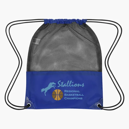 Mesh Sports Pack with Drawstring Closure — view 4