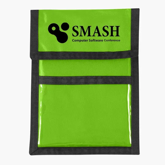 Nylon Neck Wallet Badge Holder — view 9