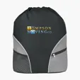 Drawstring Backpack with Front Pockets