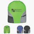 Drawstring Backpack with Front Pockets — view 5