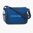 600D Polyester Messenger Bag With Matching Striped Handle — view 2