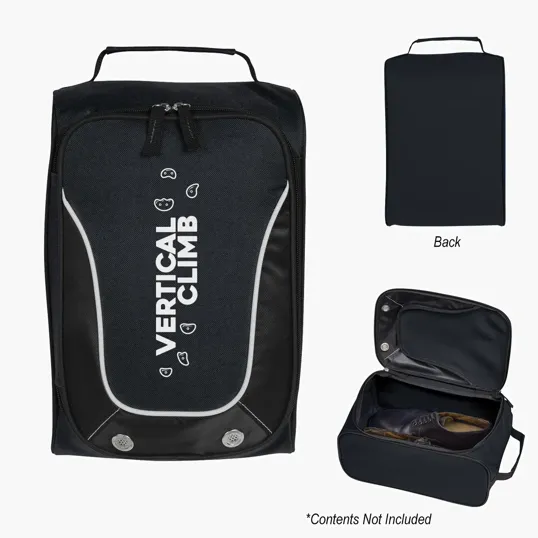 Carlton Shoe Bag with Double Zippered Compartment — view 2