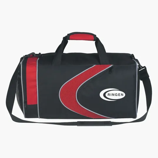 Sports Duffel Bag with 600D Polyester and Mesh — view 8