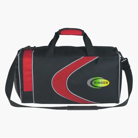 Sports Duffel Bag with 600D Polyester and Mesh — view 2