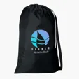 Drawstring Utility Bag with Nylon Shoulder Strap