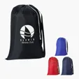Drawstring Utility Bag with Nylon Shoulder Strap — view 3