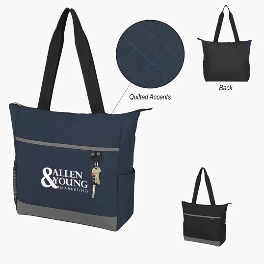 Carter Quilted Tote Bag — view 7