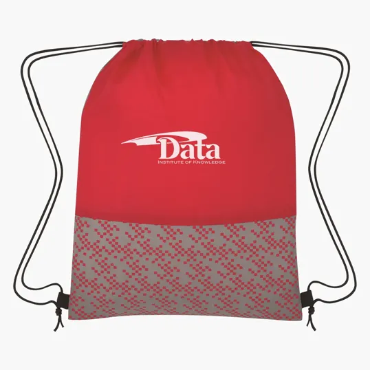 Bitmap Drawstring Backpack — view 8