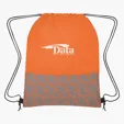 Bitmap Drawstring Backpack — view 7