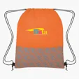Bitmap Drawstring Backpack — view 3